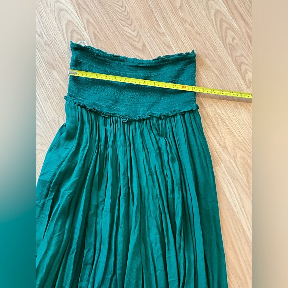 NWT Free People off shoulder jumpsuit / romper Green XS - Picture 7 of 10